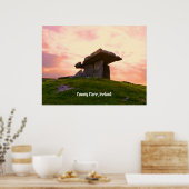 Poster Sunset Comté Clare Dolmen (Cuisine)