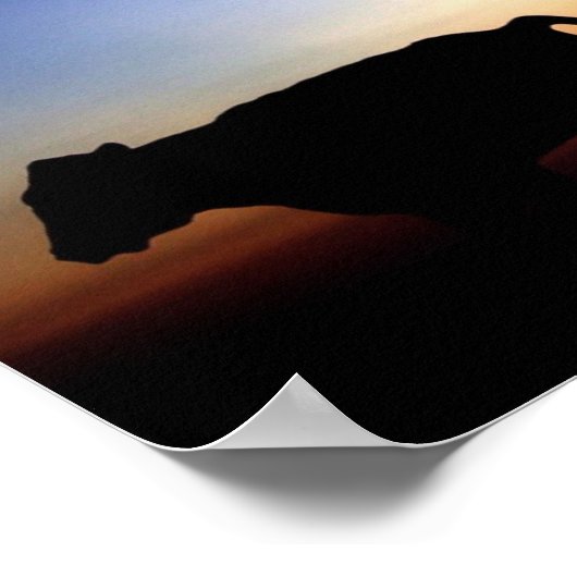 Poster Sunset Cowboy (Coin)