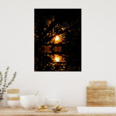 Poster Sunset Darkness (Cuisine)