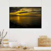 Poster Sunset de Bell Island (Cuisine)
