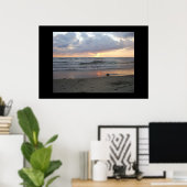 Poster Sunset de la côte ouest (Bureau à domicile)