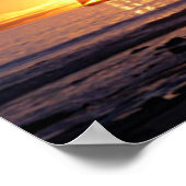 Poster Sunset de plage de Cable Beach (Coin)