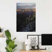 Poster Sunset de retour de la bordure sud (Bureau à domicile)