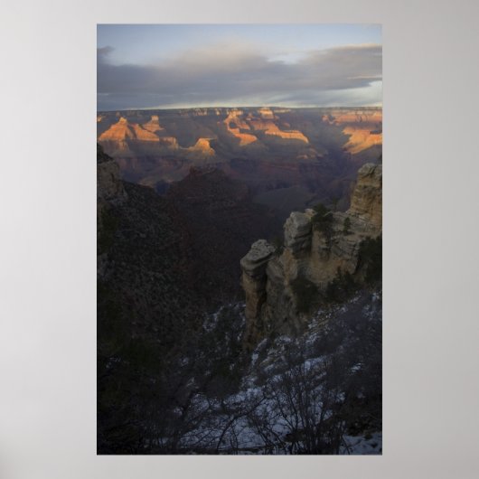 Poster Sunset de retour de la bordure sud (Devant)