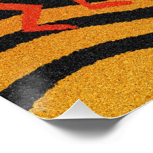 Poster Sunset du désert du sud-ouest Kokopelli (Coin)