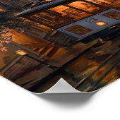 Poster Sunset du téléphérique de San Francisco - Rainy Re (Coin)