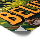 Poster Sunset Embrace : Sasquatch et la gentillesse de la (Coin)