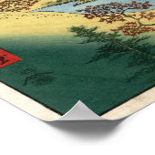 Poster Sunset Hill Meguro Hiroshige Art japonais (Coin)