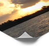 Poster Sunset in Bahamas 01 (Coin)