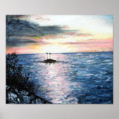 Poster Sunset jamaïcain (Devant)