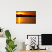 Poster Sunset Kayak (Bureau à domicile)