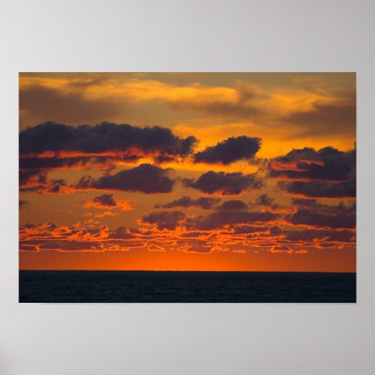 Poster Sunset, Ludington, Michigan (Devant)