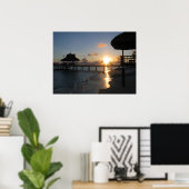 Poster Sunset Maldives (Bureau à domicile)