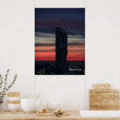 Poster Sunset Manchester (Cuisine)