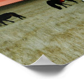 Poster Sunset Montana (Coin)