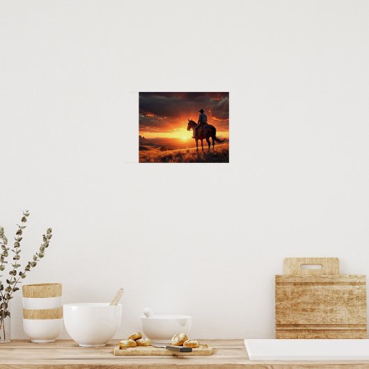 Poster Sunset occidental (11 x 14) (Cuisine)