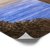 Poster Sunset Ocean Beach Vue mer 166 (Coin)