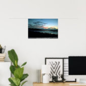Poster Sunset over Firth of Forth, Queensferry, Scotland (Bureau à domicile)