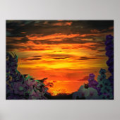 Poster Sunset Plaza Marina 2584 Art original Imprimer (Devant)