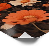 Poster Sunset Romance Painting - Floral Couple Wall Art (Coin)