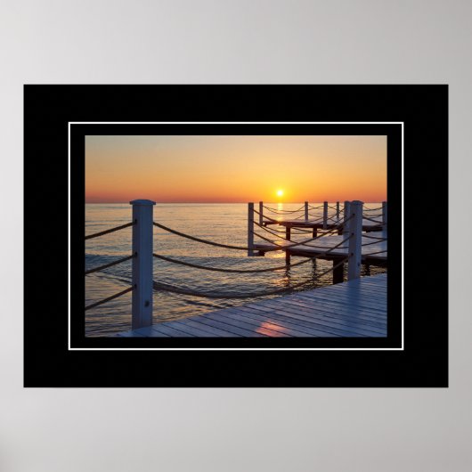 Poster Sunset Scene (Devant)