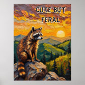 Poster Sunset Serenade : Raccoon's Valley Watch (Devant)