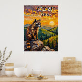 Poster Sunset Serenade : Raccoon's Valley Watch (Cuisine)