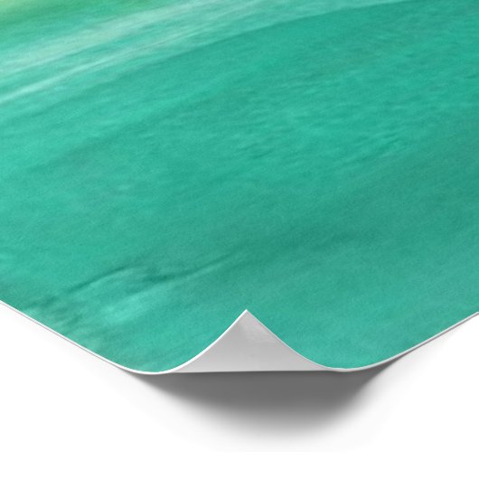 Poster Sunset Shores Art Abstrait (Coin)