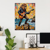 Poster Sunset Shred : Riff côtier du lion (Bureau à domicile)