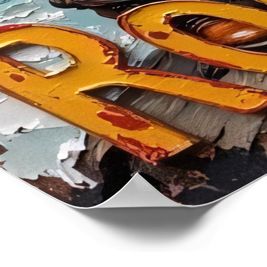 Poster Sunset Shred : Riff côtier du lion (Coin)