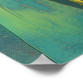 Poster Sunset Silhouette Art Print Retro Femininity (Coin)