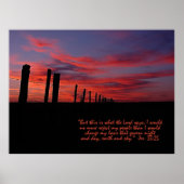 Poster Sunset Sky Inspiration (Devant)
