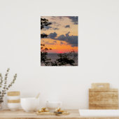 Poster Sunset Sky lumineux (Cuisine)
