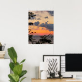 Poster Sunset Sky lumineux (Bureau à domicile)