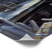 Poster Sunset Solace: Cabin on the Lake (Coin)