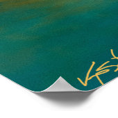 Poster Sunset Solitude - Fisherman in Golden Reflection (Coin)