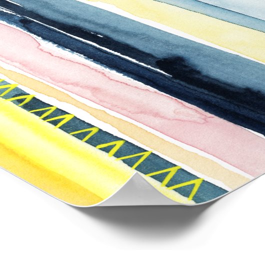 Poster Sunset Stream I (Coin)