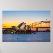 Poster Sunset Sydney (Devant)