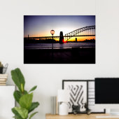 Poster Sunset, Sydney Harbour Bridge (Bureau à domicile)