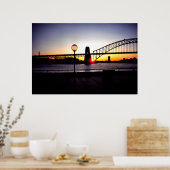 Poster Sunset, Sydney Harbour Bridge (Cuisine)