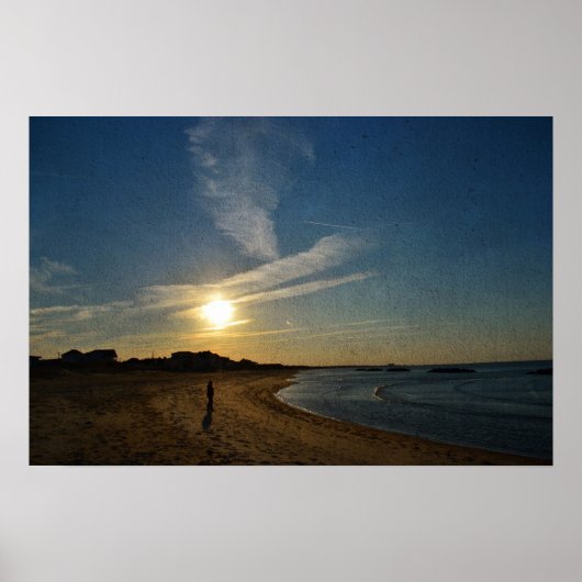 Poster Sunset texturé par Shirley Taylor (Devant)