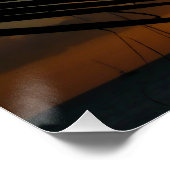 Poster Sunset Through Palm Fronds (Coin)