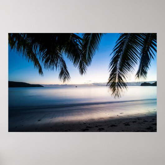 Poster Sunset Tropical Seascape (Devant)