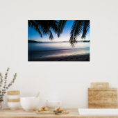 Poster Sunset Tropical Seascape (Cuisine)