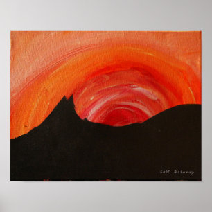 Poster Sunset - un Gabriel McGarry