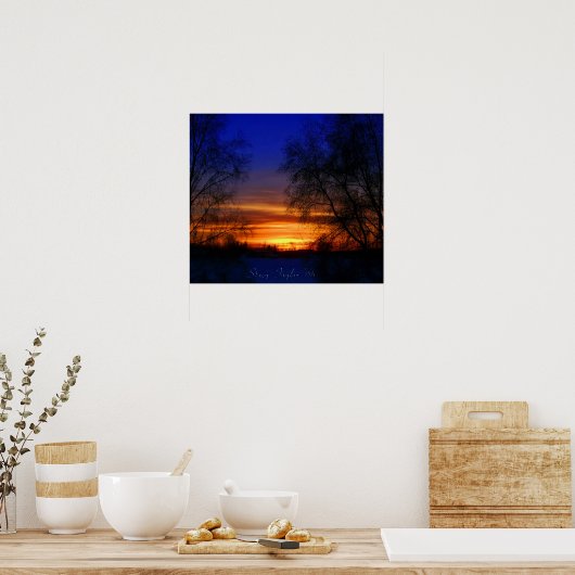 Poster Sunset Valentine (Cuisine)