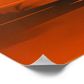 Poster Sunset Vibes Basket sur Basketball (Coin)