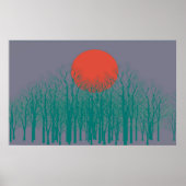 Poster Sunset Vintage (Devant)