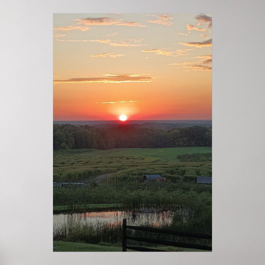 Poster Sunset Vista (Devant)