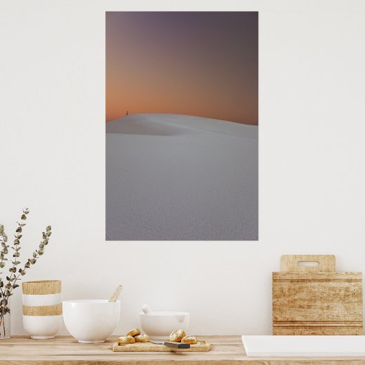 Poster Sunset White Sands (Cuisine)
